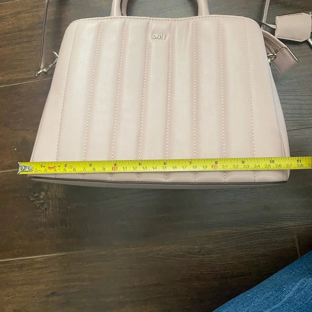 DKNY Pink Paige Medium Satchel NWT - Picture 12 of 16